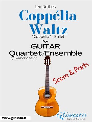 cover image of Coppélia Waltz--Guitar Quartet score & parts